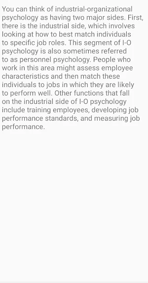 Organizational Psychology Screenshot 3