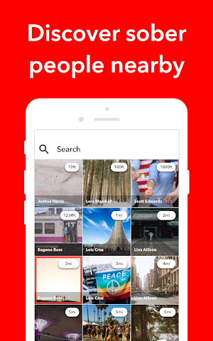 Sober Grid - Social Network screenshot 7