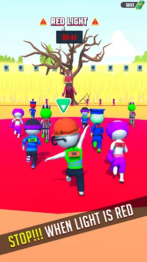 Red Green Light: Offline Games Screenshot 1
