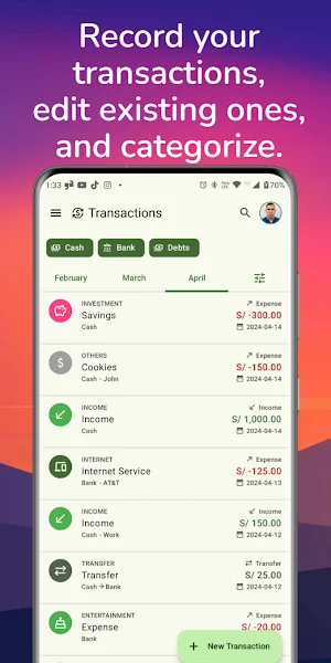 Finero: Track Your Money Screenshot 2