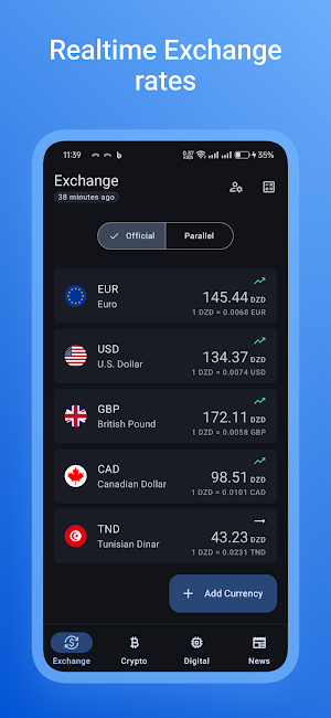 Change DZ: Exchange Rate Screenshot 0