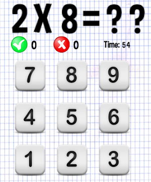 multiplication game Screenshot 1
