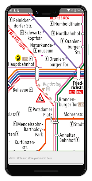 Berlin Subway - BVG U-Bahn & S-Bahn Map Offline Screenshot 3