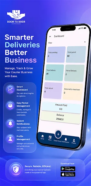 Door To Door Courier Services Screenshot 2