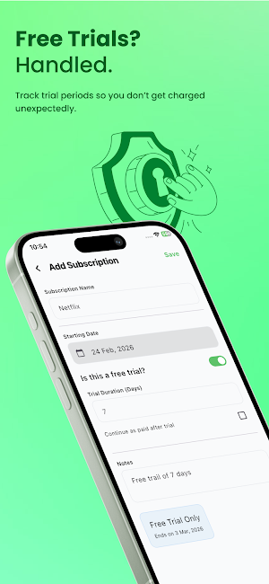 Subscription Tracker App Screenshot 3