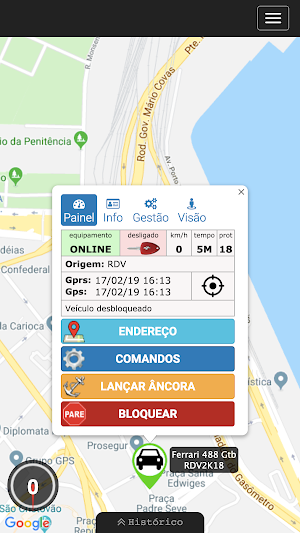 Escolta Proteção Veicular Mobile Screenshot 2