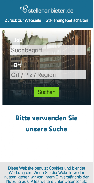 Stellenanbieter Screenshot 0