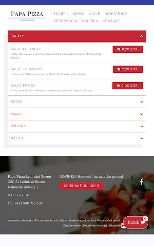 Papa Pizza Ledincke Rovne Screenshot 2