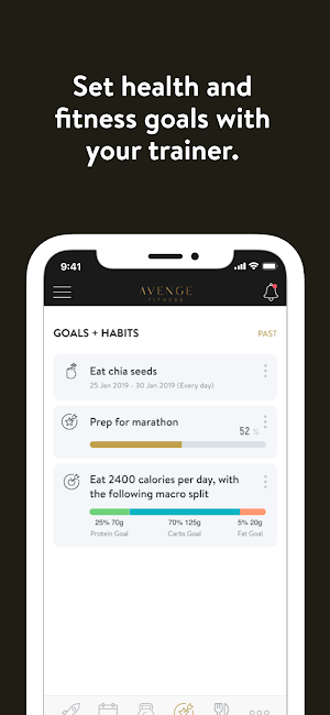 Avenge Fitness Trainer App Screenshot 3