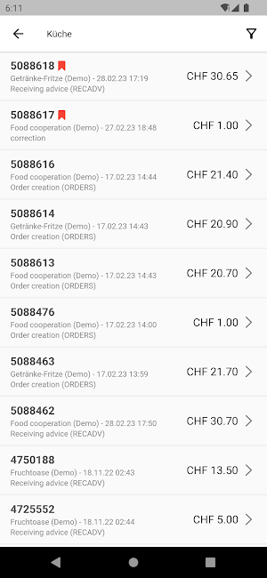 HOGASHOP Orders Screenshot 1