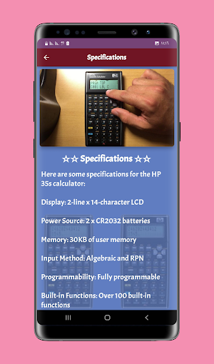 Hp 35s calculator review Screenshot 3