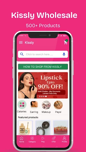 Kissly Wholesale Screenshot 1