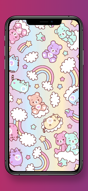 Cute Rainbow Wallpaper Screenshot 1