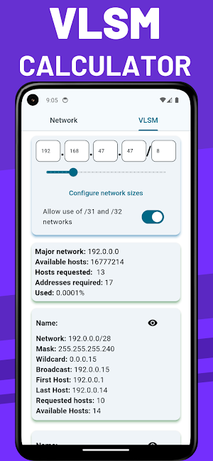 VLSM | Subnet Screenshot 1