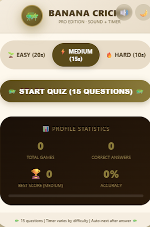 Banana Bdmbet Quiz - Gryllus Screenshot 0
