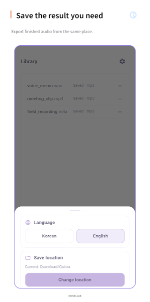 Quivra – MP3 Media Converter Screenshot 3