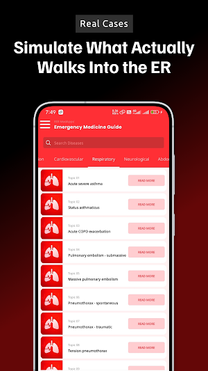 Emergency Medicine Guide Screenshot 1