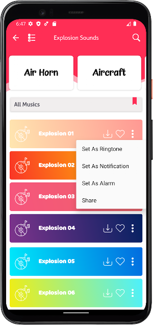 Explosion Sounds Screenshot 3