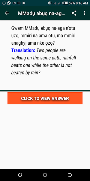 Igbo Riddles Screenshot 2