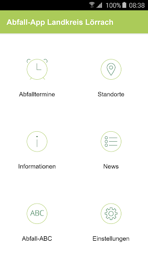 Abfall-App Landkreis Lörrach Screenshot 0