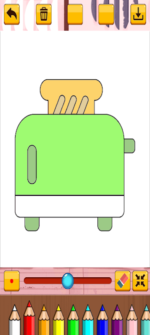 Coloring Kitchen Tools Screenshot 3