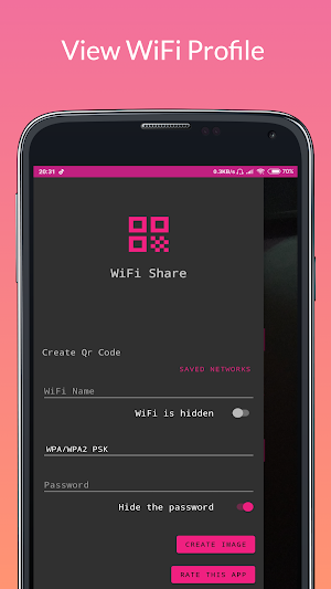 WiFi Qr - Share wifi profile Screenshot 0