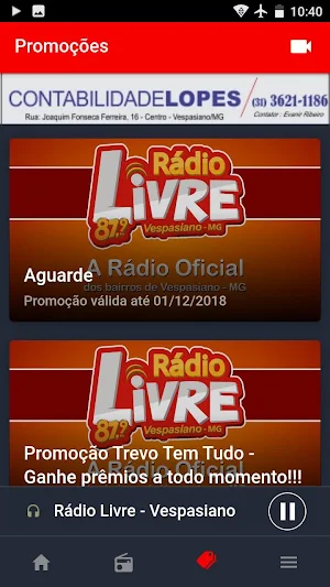 Rádio Livre - Vespasiano Screenshot 2