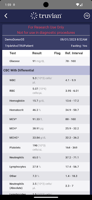 Truvian HLTH Screenshot 3