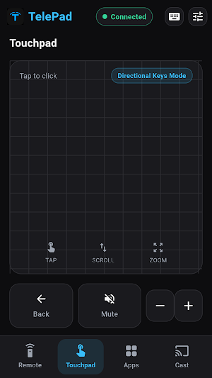 TelePad: Universal TV Remote Screenshot 1