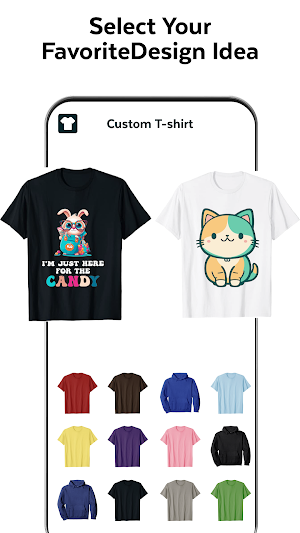 T-shirt Design - Custom Design Screenshot 1