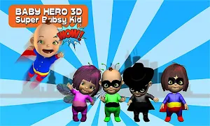 Baby Hero 3D - Super Babsy Kid Screenshot 0