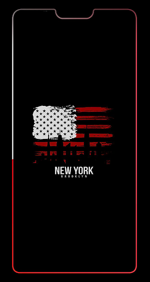 Edge Border Light AMOLED LIVE Wallpaper Screenshot 1