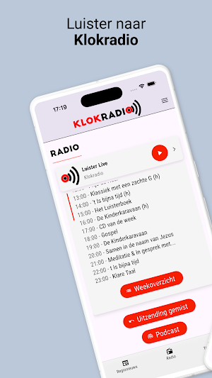 Klokradio Screenshot 2