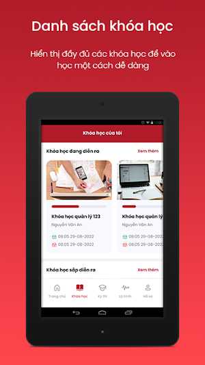 Thiên Khôi E - Learning Screenshot 1