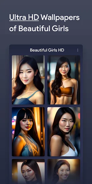 Beautiful Girls Wallpaper HD Screenshot 0