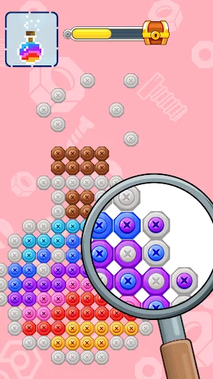 Nut Bolt Color Sort Screenshot 3