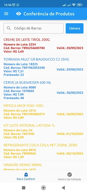 App Crol – Validade Inventário Screenshot 0