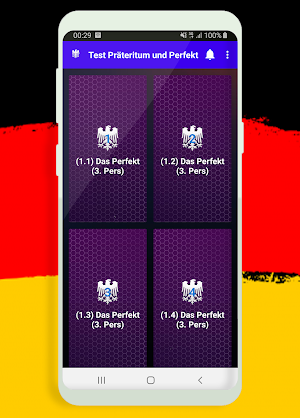 Test Präteritum und Perfekt Screenshot 1