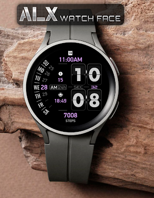 ALX04 Flip Watch Face Screenshot 0
