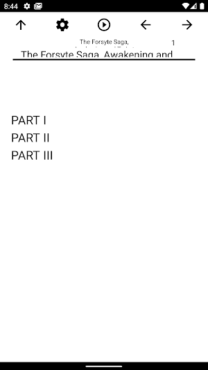 Book, The Forsyte Saga, Awaken Screenshot 0