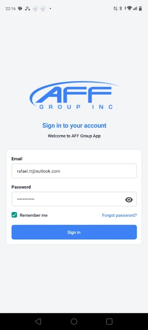 AFF Group INC Screenshot 3