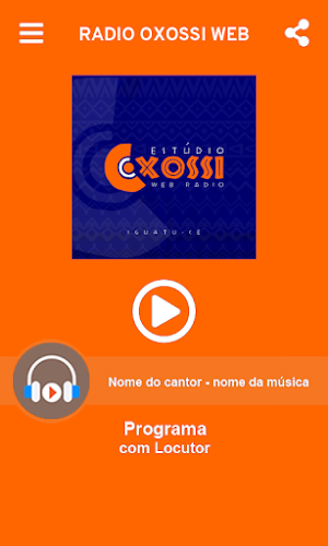 Rádio Oxossi Web Screenshot 1