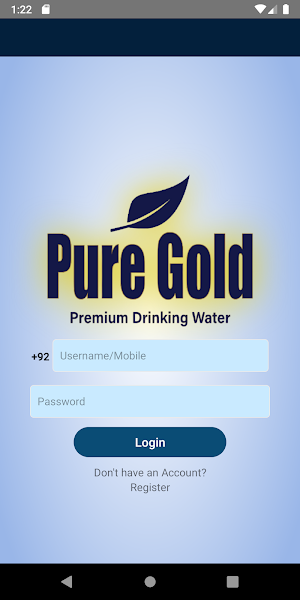 PureGold Mineral Water Screenshot 1