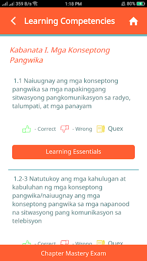 Komunikasyon at Pananaliksik - QuexBook Screenshot 3