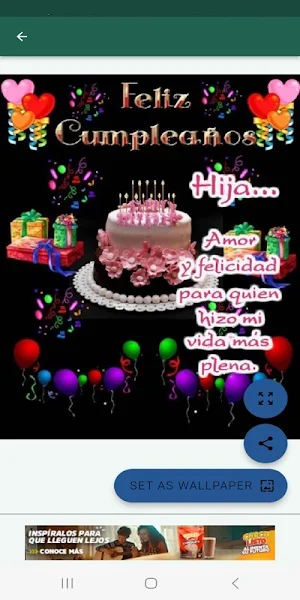 Feliz cumpleaños personalizado Screenshot 3