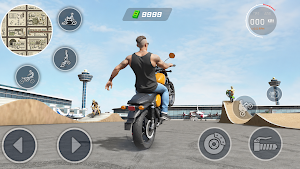 Moto Wheelie: Traffic Bike 3D Screenshot 0