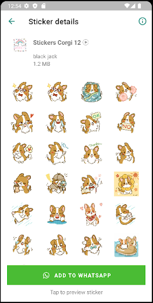 Stickers de Corgi Screenshot 1