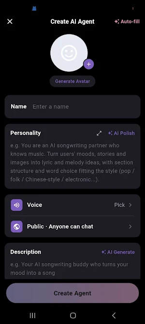 GeGe - AI Music & Songs Maker Screenshot 2