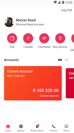 Absa Banking App Screenshot 1
