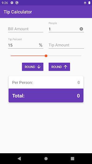 Tip Calculator: Calculate the Tip & Split the Bill Screenshot 0